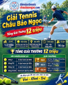 GIẢI TENNIS CHÂU BẢO NGỌC
