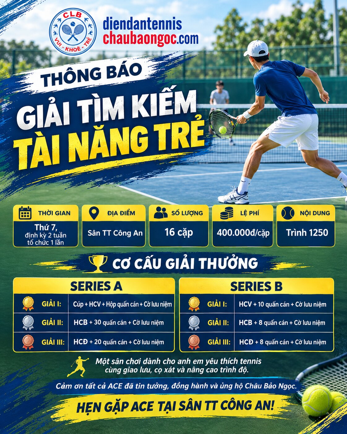 THÔNG BÁO GIẢI TÌM KIẾM TÀI NĂNG TRẺ